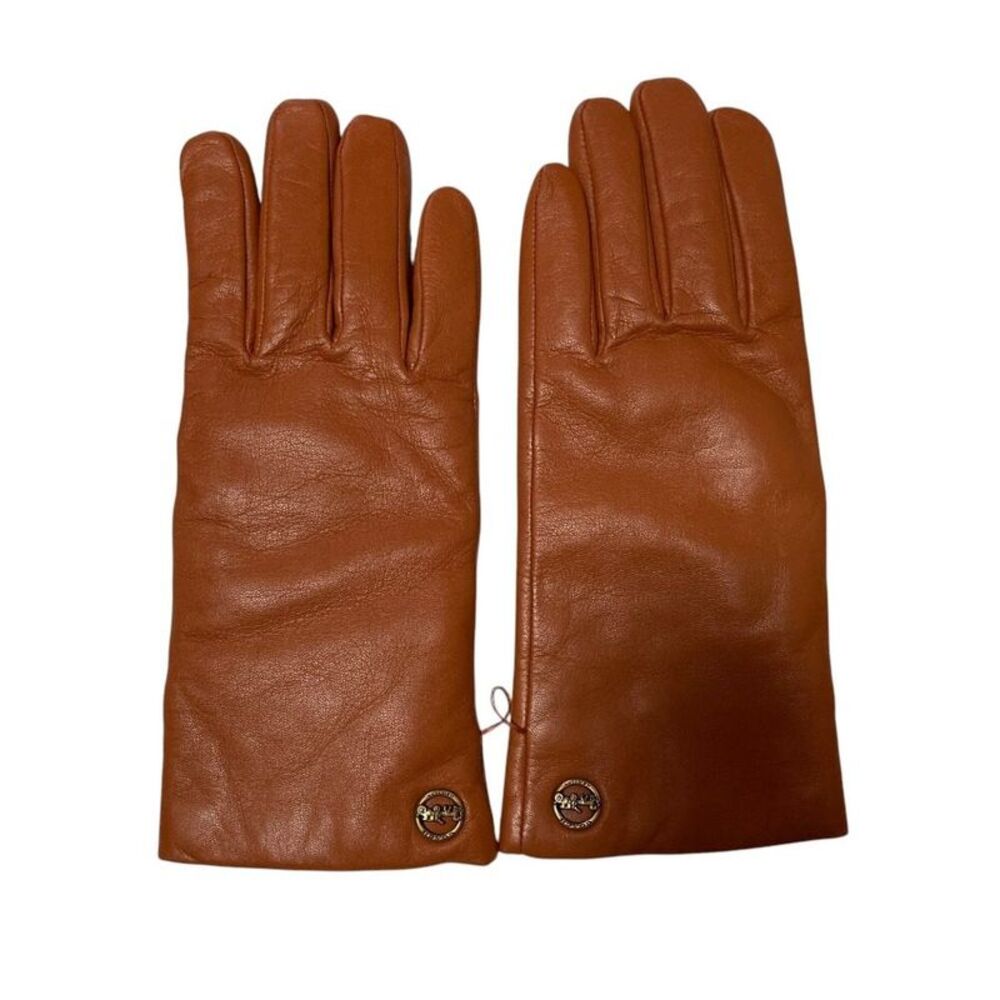 COACH Horse and Carriage Leather Gloves